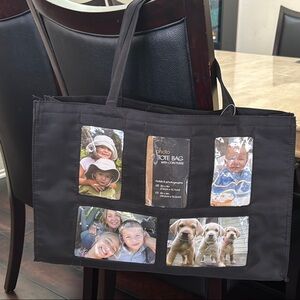 Black Photo Tote Bag